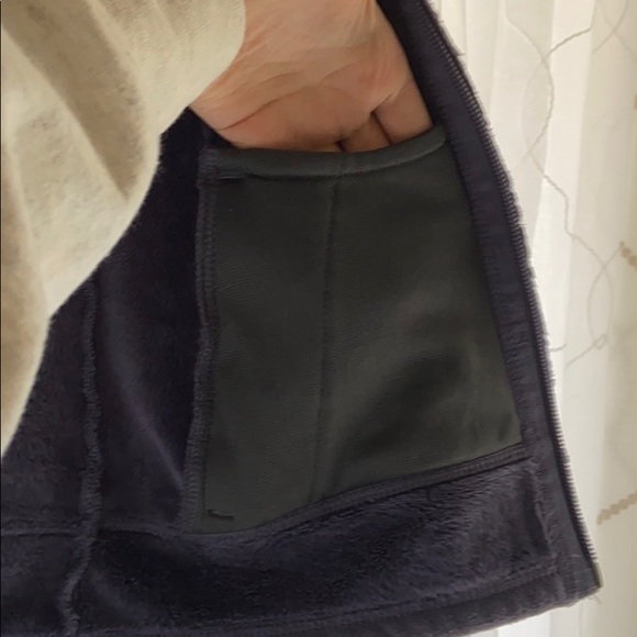 Purple Fuzzy North Face Jacket - Picture 6 of 6